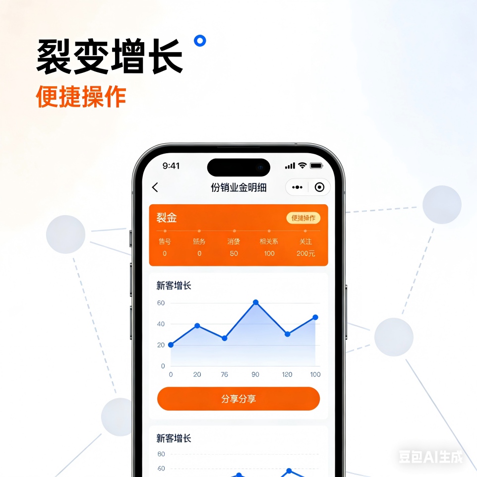 裂变增长新引擎：分销小程序让生意自动 “滚起来”